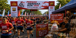 Puluhan UMKM Meriahkan Presisi Merdeka Run Jambi 2026, Polda Jambi Dorong Kebangkitan Ekonomi Daerah