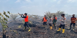 Polda Jambi Pastikan Penanganan Karhutla Sungai Gelam Maksimal