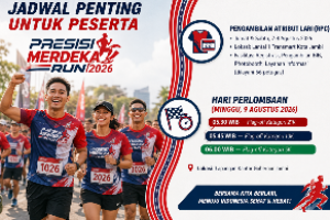 Jadwal Penting Bagi 8.750 Peserta Presisi Merdeka Run 2026