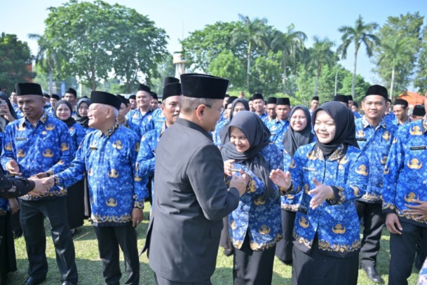 Transformasi Aparatur, Wali Kota Jambi Kukuhkan 1.203 PPPK 