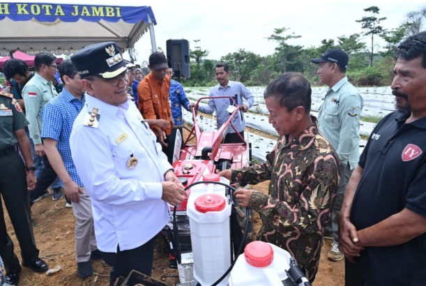 Dorong Kemajuan Pertanian di Kota Jambi, Pemkot Jambi Gelontorkan Rp. 3,8 Miliar