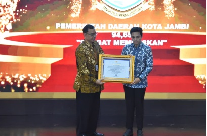 Pemkot Jambi Raih Penghargaan Dari ANRI Predikat Sangat Memuaskan
